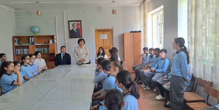 Qəbələ rayon ümumtəhsil məktəblərində“Sülh aylığı” çərçivəsində tədbirlər keçirilmişdir