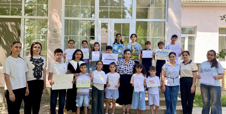 “Bizim bölgə” adlı canlı rəsm sərgisi keçirilib